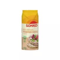 Ryžių trapučiai su moliūgų sėklomis SONKO, 130 g