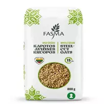 Viso grūdo kapotos avižinės kruopos FASMA, 800 g