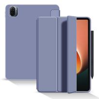 Xiaomi Pad 6/Redmi 11  dėklas: Matiniu paviršiumi, minkštas trijų dalių atlenkiamas dangtelis Redmi Pad SE 8.7" levandų pilka spalva