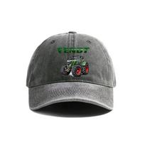 2025 Fendt Žemės ūkio Traktoriai Nudėvėta Beisbolo Kepuraitė Šauni Unisex Retro Lauko Vasarinė Reguliuojama Tėčio Fendt Kepurė Laisvalaikio Adjustable