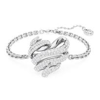 Swarovski Volta Širdelės Apyrankė Moteriškos apyrankės Sidabrinė 5652789 Box (Random Color)
