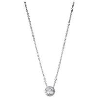 Swarovski Una Angelic Round 125-ojo jubiliejaus Rodžiu dengtas karoliai Moteriški karoliai Sidabriniai 5567931 Box (Random Color and Style)