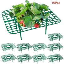 10/20 vnt. braškių augalų atrama, braškių sodinimo stovas, braškių augalų švaros palaikymas, braškių auginimo lentynos, braškių auginimo rėmas 10Pcs blue