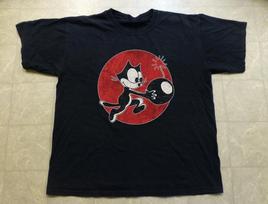 NEW Felix The Cat Black Cotton All size S-5XL Gift For Fans  AD184 Unisex T-Shirt Graphic Tee XXL