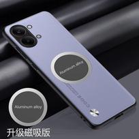 Luxury Business Sle Metal Magnetic Car Holder Leather Case For Poco X8 Pro Max F8 Ultra X/M/F 7 6 Pro Anti-Drop Protection Cover Poco X8 Pro Max