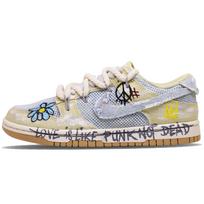 Nike Dunk Audiniai žemi krepšinio/riedlenčių batai Moteriški Pilki Geltoni HJ5864-700(KomandaF-) 37.5