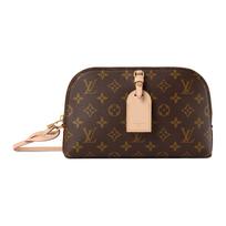 Louis Vuitton Tag Me Pouch Rudo Monogramos Drobės Moteriškos Piniginės M26787 Basic Set (Bag+Dust Bag)