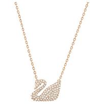 Swarovski Gulbių serija Elegantiškas gulbės pakabukas Karoliai moterims Rožinio aukso 5121597 Box (Random Color)