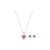 Swarovski One Series Karoliai ir Auskarų Rinkinys Moteriški Papuošalai Raudoni 5470602 Box (Random Color)