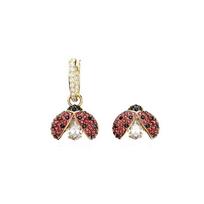 Swarovski Idyllia Asimetriški Ladybug Lašo Formos Paauksuoti Auskarai Moteriški Auskarai Daugiaspalviai 5666131 Box (Random Color)