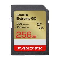 SANDISK SD Extreme GO 256GB 230/150MB/s C10 UHS-I U3 V30