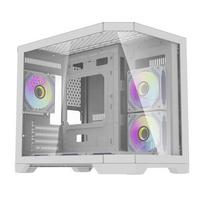 Darkflash Darfresh FT418 computer case + 6 aRGB fans (white)