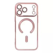 OEM Electro Mag phone case with MagSafe support for iPhone 17 Pro Max pink