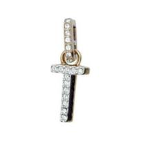 Swarovski Remix Collection Paved Letter T Pendant Women pendant Gold 5437615 Box (Random Color)