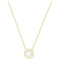 Swarovski Una plakančios širdies kristalų karoliai Moteriški karoliai Balto aukso 5284186 Box (Random Color)