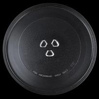 245Mm Microwave Oven Glass Disc Tray Turntable Y Type Bottom Flat Pallet Plates one size