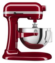 KitchenAid  Heavy-duty 5.2-liter stand mixer with lift bowl, red (5KSM55SXXEER)