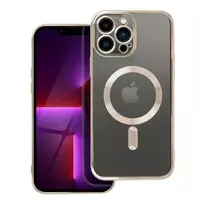 OEM Electro Mag phone case with MagSafe support for iPhone 13 Pro Max, gold
