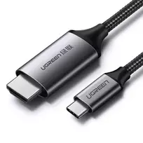 UGREEN hDMI cable - USB Type-C 4K 60Hz 1.5m black-gray (MM142 50570)