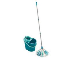 Leifheit 52106 mop Cotton, Fiber Dry  AND  Wet Blue, White