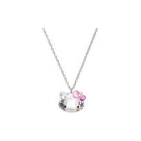 Swarovski Hello Kitty Saldus Mielas Kristalinis Karoliai Moteriški karoliai 1100031 Silver,F