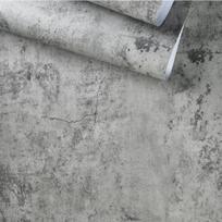 Pramoninis Cementinis Pilkas PVC Atstumiantis Vandenį Sienų Danga Drabužių Parduotuvė Svetainės Dekoras Lipni Popierius Vinilas Lipni Sienų Lipdukai 40x100CM