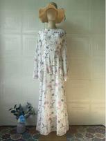 Elegant Spring Floral Long Sleeve Dress (2025) XXL