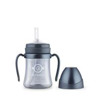 Grosmimi PPSU Tamsios serijos puodelis su šiaudeliu (200 ml) CHARCOAL