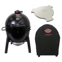 Anglinio lauko grilio Kamado Char-Griller Akorn Jr. rinkinys