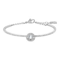Swarovski Sparkling Dance Širdies plakimo apyrankė Moteriška apyrankė Sidabrinė 5497478 Box+Shopping Bag