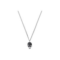 Swarovski Taddeo serijos kaukolės tamsus karoliai vyriški karoliai juodi 5427128 Box+Shopping Bag (Random Color)
