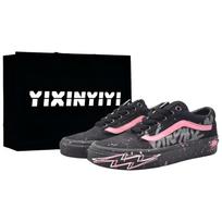 Vans Old Skool žemi riedlenčių batai Unisex Persiko rožiniai VN000D3HBKA(Komanda400-) 36.5