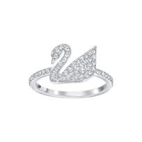 Swarovski Iconic Swan Rodžiu dengtas žiedas Moteriški žiedai 5258398 58