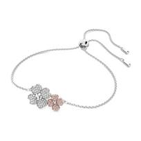 Swarovski Latisha Keturlapio dobilė Apyrankė Moteriškos apyrankės Sidabrinė 5636590 Shopping Bag