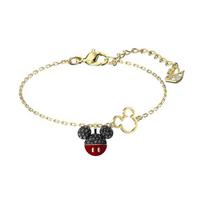 Swarovski Mikės Apyrankė Moteriškos apyrankės Juoda Auksinė 5566689 Box (Random Color)