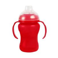 300 ml „Sippy“ puodelis su didelės talpos nešiojamu „Baby Learner“ vandens puodeliu mažyliui 300ML raudona