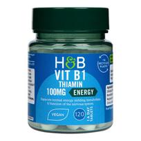 Vit B1, 100mg - 120 tabs - Holland & Barrett