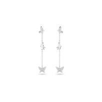 Swarovski Lilia Grakštus Šokantis Drugelis Krištoliniai Auskarai Moteriški auskarai 5636423 Box (Random Color)