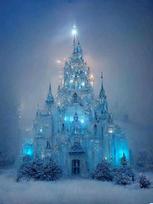 5D DIY Diamond Painting Mosaic Dream Moonlight Castle Landscape Embroidery Cross Stitch Picture Home Decoration Gift Full Round 20x30CM
