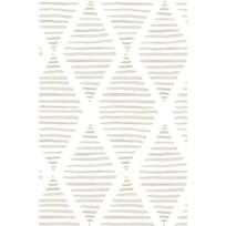 Modern Stripe Peel And Stick Wall Cover Beige And White Contact Paper Removable Self Adhesive Wall Cover For Bedroom Drawers Decor 1mx45cm