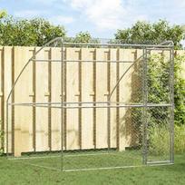 Šunų narvas Sidabro 2 x 2 x 2 m Galvanizuotas plienas