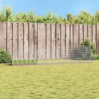 Triušių narvas Sidabro 215 x 100 x 85 cm Cinkuota plienas