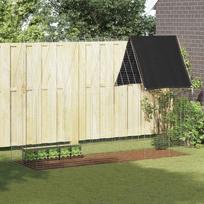 Triušių narvas Sidabro 300 x 100 x 210 cm Cinkuota plienas