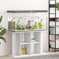 Akvariumo stovas baltos spalvos 100x40x60cm apdirbta mediena