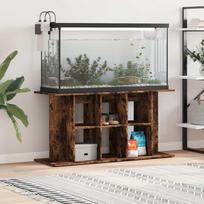 Akvariumo stovas dūminio ąžuolo 120x40x60cm apdirbta mediena