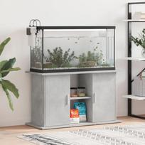 Akvariumo stovas betono pilkas 101x41x58cm inžinerinė mediena