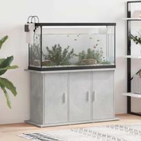 Akvariumo stovas betono pilkas 101x41x58cm inžinerinė mediena
