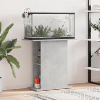 Akvariumo stovas betono pilkas 75x36x725 cm mediena