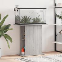 Akvariumo stovas pilkas ąžuolo 75x36x725 cm mediena
