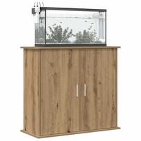 Akvariumo stovas ąžuolo spalvos 81x36x73cm inžinerinė mediena